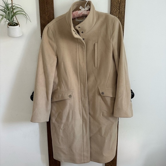 Vintage Talbots Italian Fabric 100% Wool Peacoat FLAWS PLEASE READ - Picture 5 of 11